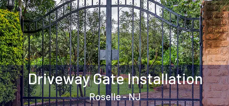 Driveway Gate Installation Roselle - NJ